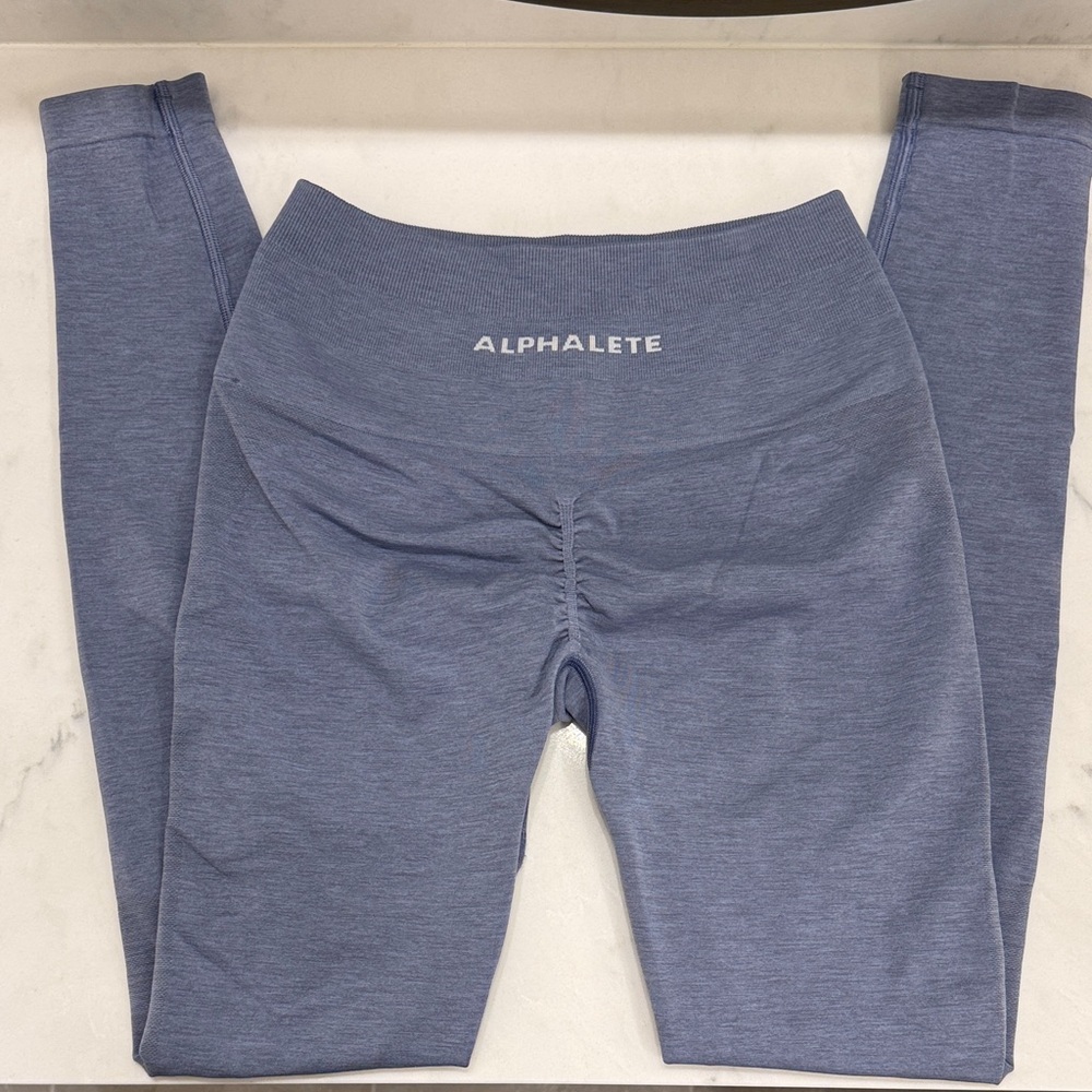 Alphalete Amplify leggings in French Blue